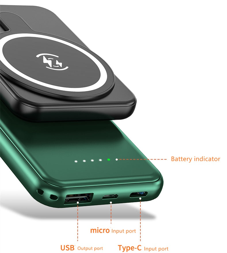 Wireless Magsafe Magnetic Power Bank Mobile Phone External Battery For iphone 12 mini 13Pro 13 12 Pro Max 5000mAh Powerbank