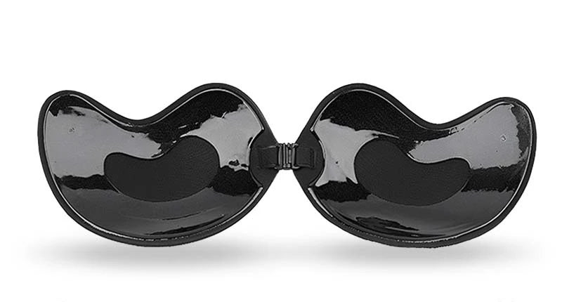 Magic Invisible Padded Sticky Bra Breathable Wear - Beige & Black Colors for A Comfortable Supportive Seamless Design
